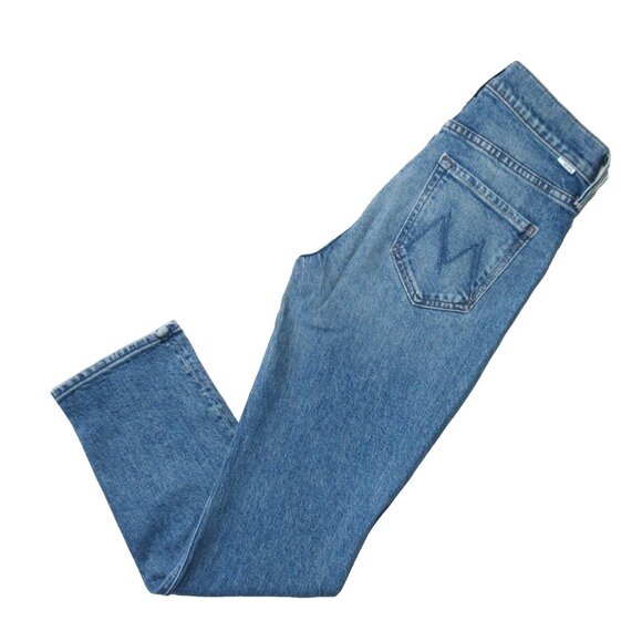 NWT Mother Mid Rise Dazzler Ankle in Tropic Like It's Hot Crop Stretch Jeans 28 - Picture 7 of 7